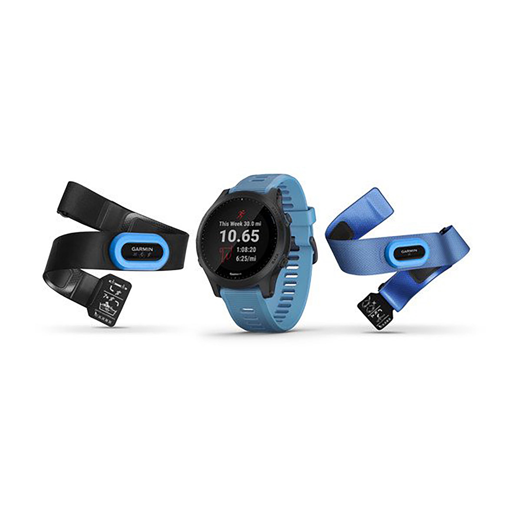 Garmin Forerunner 945 Silicone Blue Strap Full Color Display Dial Watc