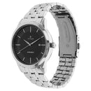 Titan Quartz Analog with Date Anthracite Dial Stainless Steel Strap Watch for Men