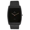 Titan Edge Black Dial Analog Leather Strap watch for Men
