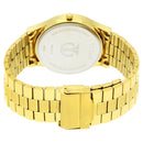 Titan Quartz Analog with Day and Date Champagne Dial Stainless Steel Strap Watch for Men