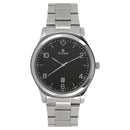 Titan Workwear Black Dial Analog with Date Stainless Steel Strap Watch for Men