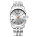 Titan Urban Analog Silver White Dial Metal Strap Watch for Men