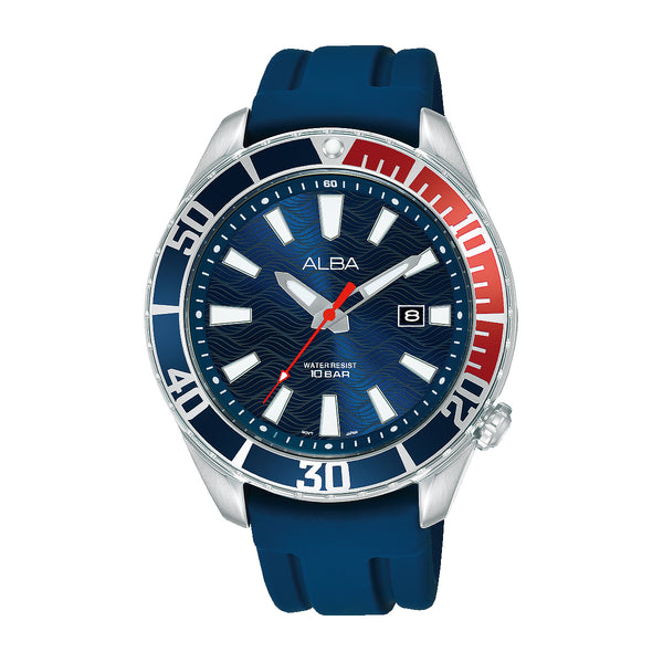 Alba Active Blue Dial Men's Watch - AG8K37X1