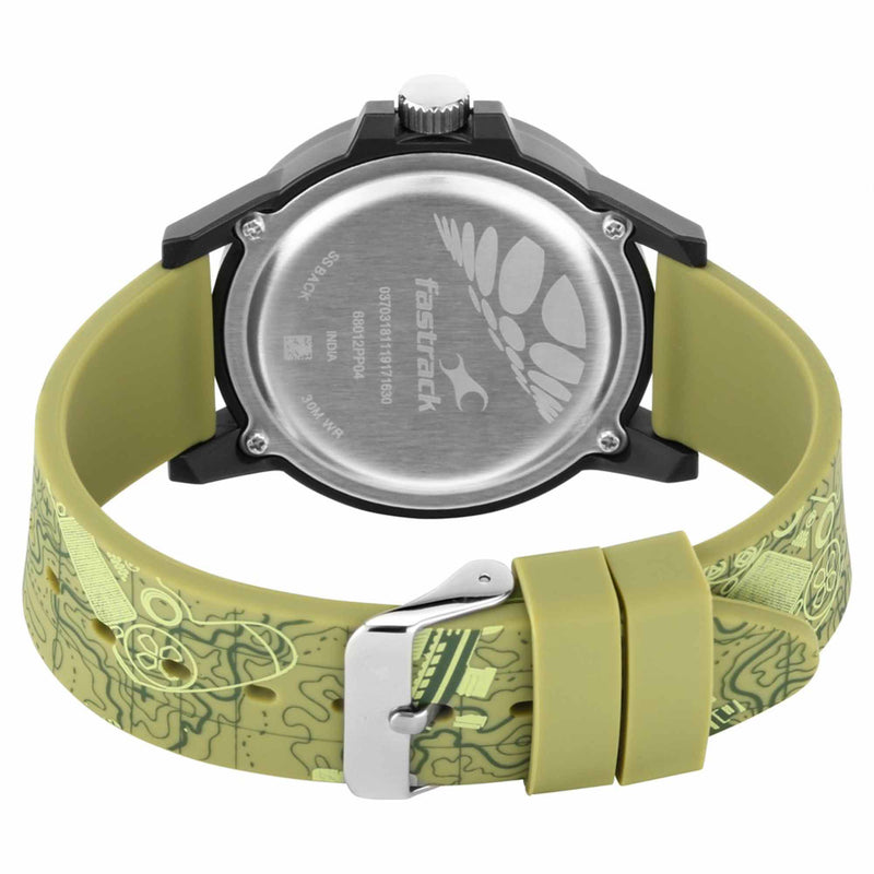 Arcade from Fastrack - Green Dial Analog Unisex Watch 68012PP04