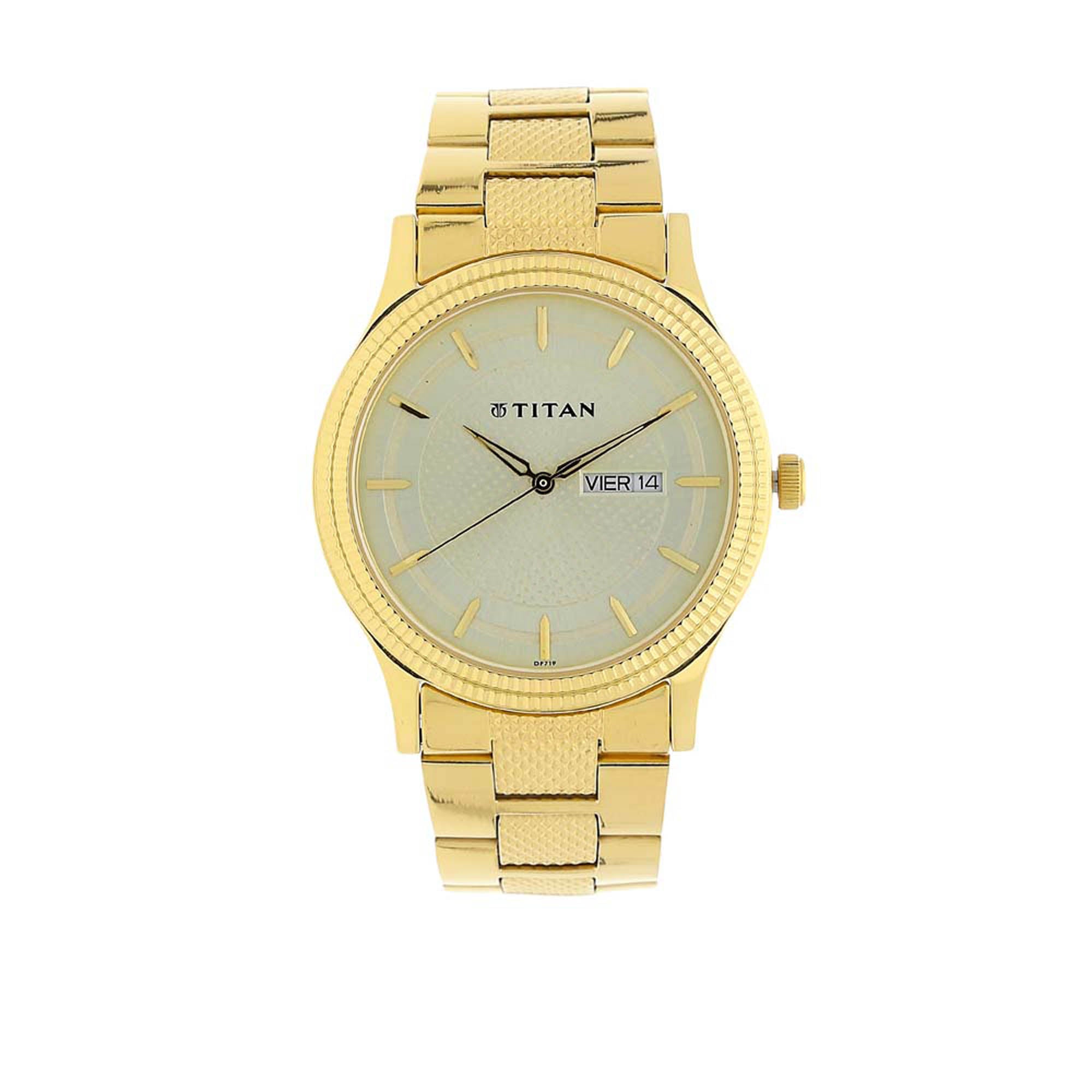 Men's Titan Gold Watch