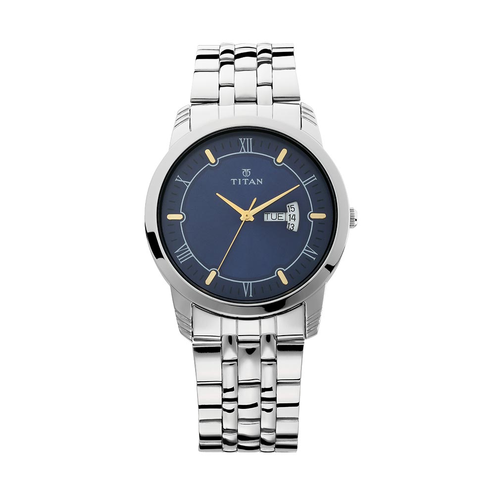 TITAN KARISHMA BLUE DIAL ANALOG WATCH FOR MEN 1774SM01