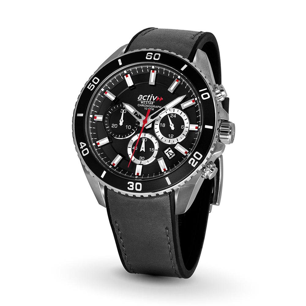 Activ westar chronograph 10 atm price best sale