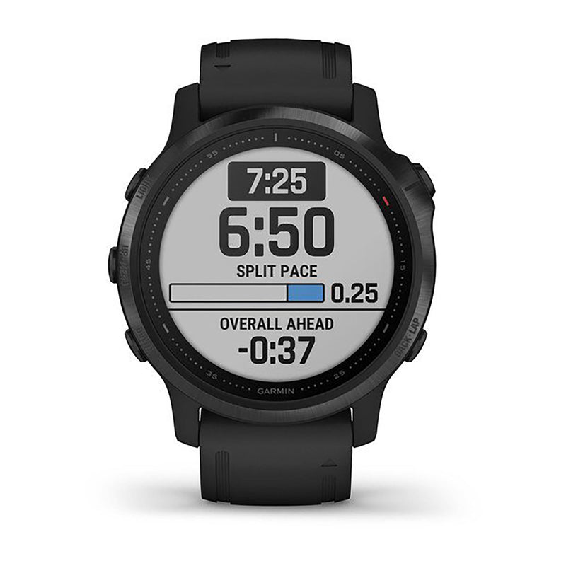 Garmin Fenix 6S Silicone Black Strap Full Color Display Dial Watch - 010-02159-14