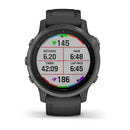 Garmin Fenix 6S Silicone Black Strap Full Color Display Dial Watch - 010-02159-25