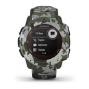 Garmin Instinct Solar Camo Edition Silicone Linchen Camo Strap Full Color Display Dial Watch - 010-02293-06