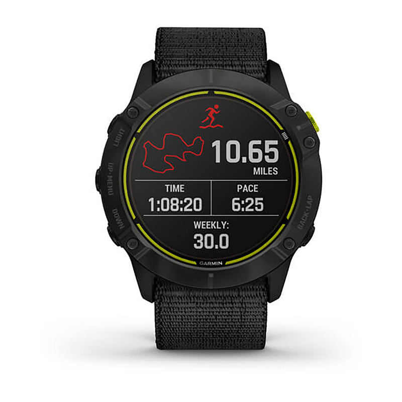 Garmin Enduro Nylon Black Strap Full Color Display Dial Watch - 010-02408-01