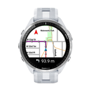 Garmin Forerunner 965 Whitestone Case and Whitestone/Powder Grey Silicone Band Full Display Watch - 010-02809-11
