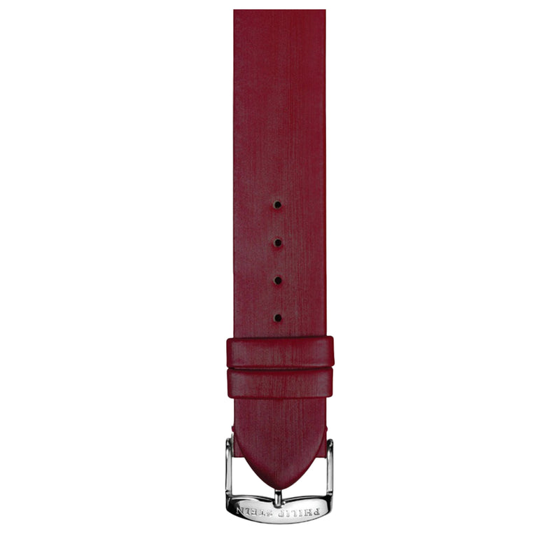 PHILIP STEIN Signature Burgundy Silk Strap Size 1