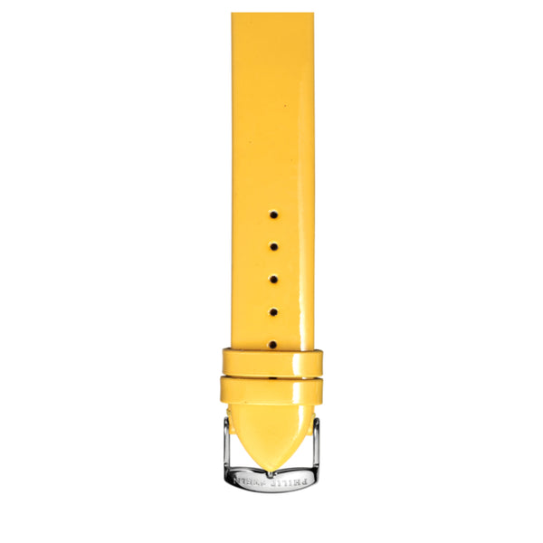 PHILIP STEIN Signature Yellow Patent Leather Strap Size 1