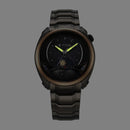 Titan Stellar Quartz Multifunction Black Dial Stainless Steel Strap Watch for Men