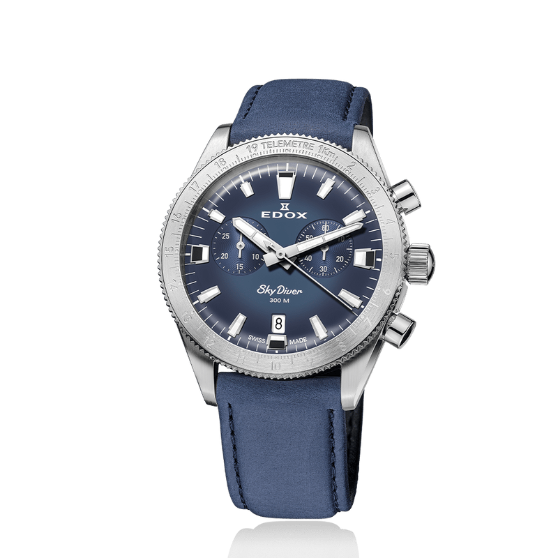 EDOX Men's SkyDiver Chronograph Quartz Limited-Edition Watch