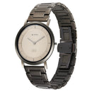 Titan Edge Beige Dial Analog Stainless Steel Strap watch for Men