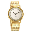 TITAN Edge Metal Yellow Dial Stainless Steel Strap Watch Men