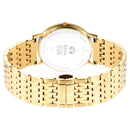 TITAN Edge Metal Yellow Dial Stainless Steel Strap Watch Men