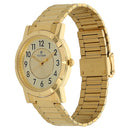 Titan Champagne Dial Analog Stainless Steel Strap Watch for Men