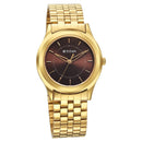 Titan Karishma Zing Quartz Analog Brown Dial Stainless Steel Strap Watch for Men