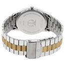 Titan Metal White Dial Analog with Day and Date Stainless Steel Strap Watch for Men