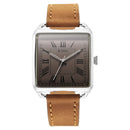 Titan Retro Revive Quartz Analog Brown Dial Leather Strap for Men