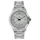 Titan Quartz Analog Silver Dial Stainless Steel Strap Watch for Men