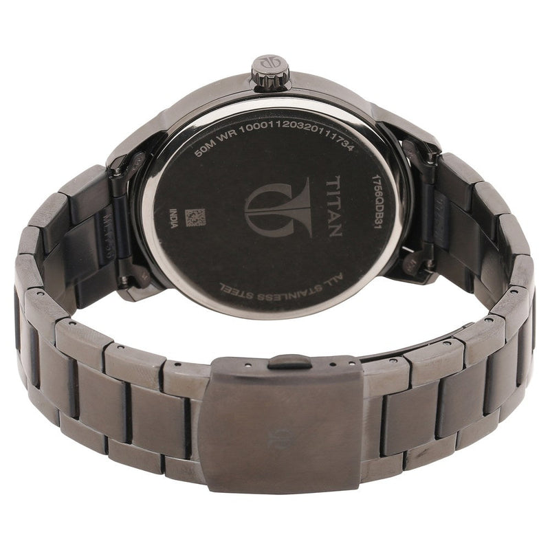 Titan Multi Grey Dial Stainless Steel Strap watch for Men