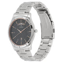 Titan Workwear Black Dial Analog with Day and Date Stainless Steel Strap watch for Men