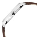 Titan Quartz Analog White Dial Leather Strap Watch for Men