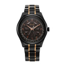 TITAN Marhaba Black Dial Metal Strap Watch