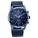 Titan Neo Splash Blue Dial Analog with Date Stainless Steel Strap watch for Men