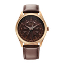 TITAN Marhaba Brown Dial Metal Strap Watch