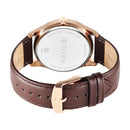 TITAN Marhaba Brown Dial Metal Strap Watch