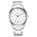 Titan Minimals White Dial Analog Metal Strap watch for Men