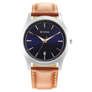 Titan Urban Analog Blue Dial Leather Strap Watch for Men