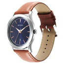 Titan Urban Analog Blue Dial Leather Strap Watch for Men