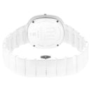 Titan Edge Squircle White Dial Analog Ceramic Strap Watch for Men