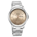 Titan Urban Biege Dial Analog Metal Strap Watch for Men
