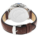 Titan Maritime White Dial Analog with Day and Date Leather Strap Watch for Men