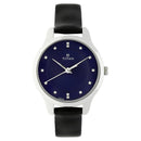 Titan Workwear Blue Dial Women Watch With Leather Strap