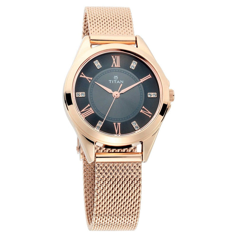 Titan Sparkle Anthracite Dial Analog Watch for Women