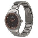 Titan Sparkle Anthracite Dial Analog with Date Stainless Steel Strap Watch for Women