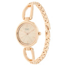 Titan Raga Viva Rose Gold Dial Women Watch With Metal Strap