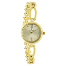 Titan Quartz Analog Champagne Dial Metal Strap Watch for Women