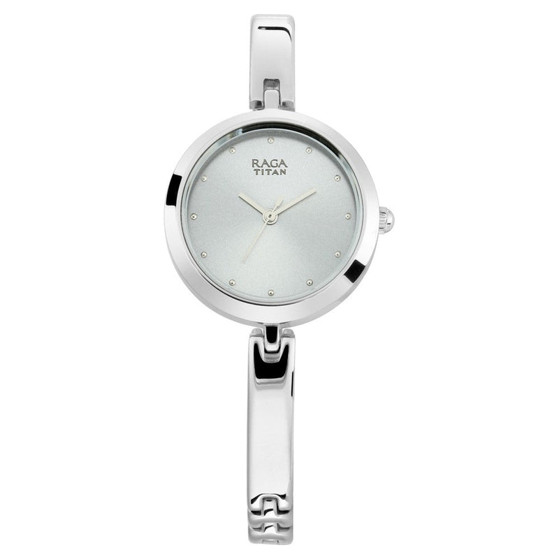 Titan Raga Viva Grey Dial Women Watch With Metal Strap