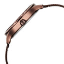 Titan Purple Glam It Up Brown Dial Analog with Date Stainless Steel Strap Watch for Women