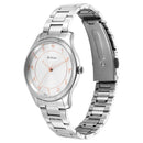 Titan Marhaba Silverwhite Dial Women Watch With Stainless Steel Strap