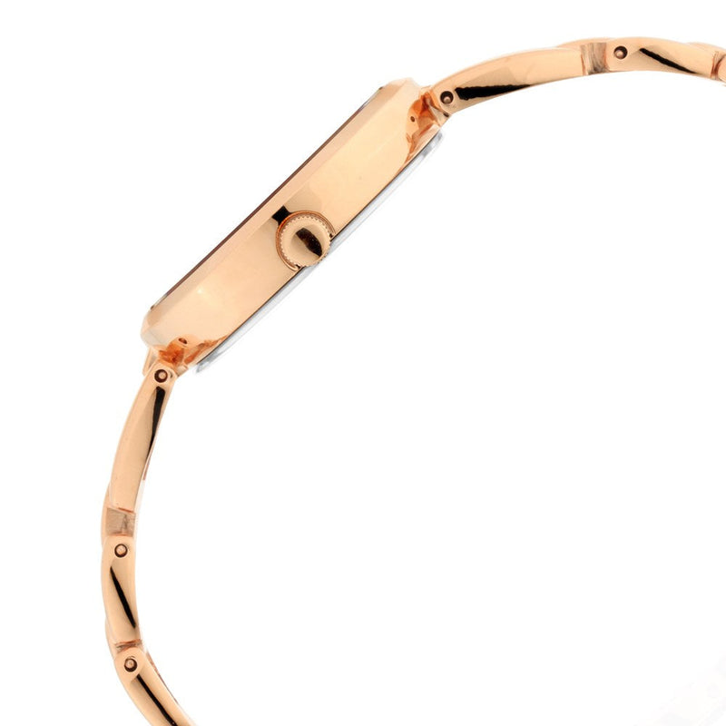 Titan Raga Viva Rose Gold Dial Quartz Metal Strap Watch for Women